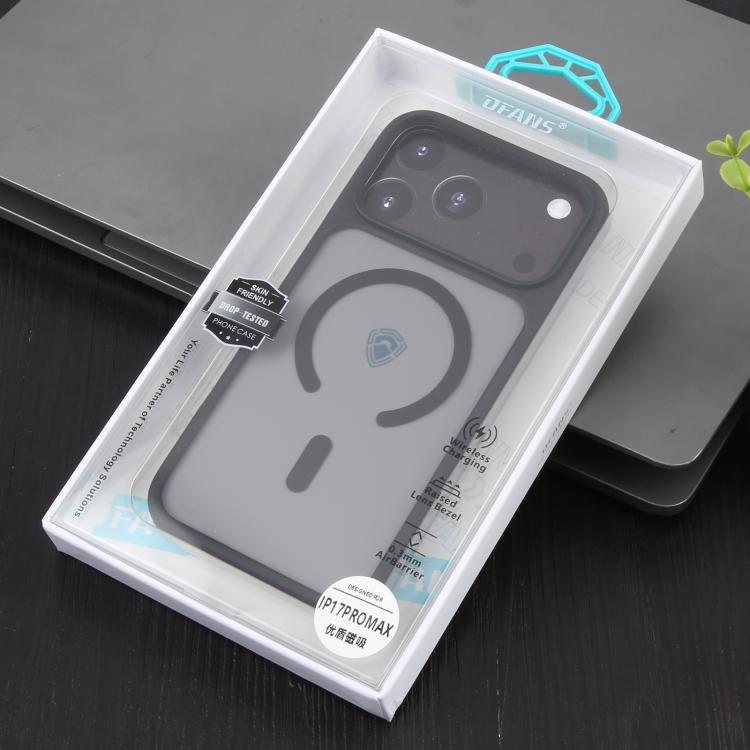 For iPhone 17 Pro Max DFANS DESIGN Leather Texture Frosted Magsafe Magnetic Phone Case