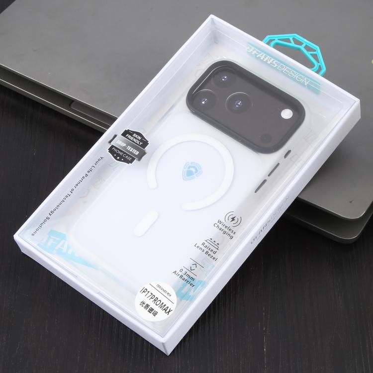 For iPhone 17 Pro Max DFANS DESIGN Leather Texture Frosted Magsafe Magnetic Phone Case