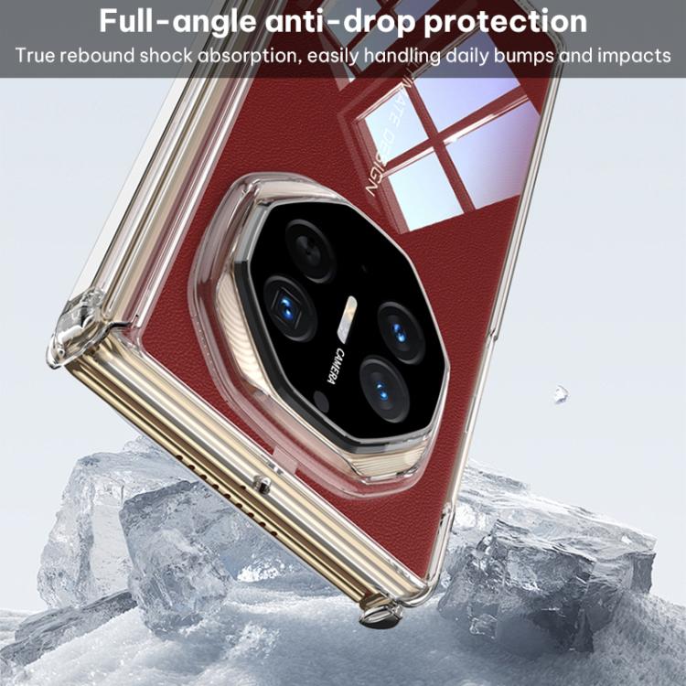 For Huawei Mate XT / XTs Ultimate GKK Magnetic Absorption Clear Full Cover TPU Phone Case
