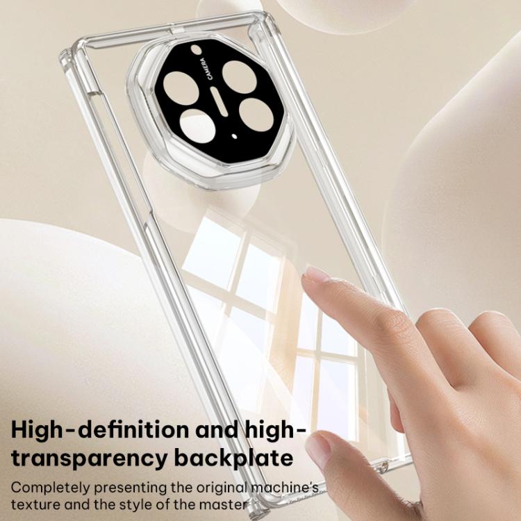 For Huawei Mate XT / XTs Ultimate GKK Magnetic Absorption Clear Full Cover TPU Phone Case