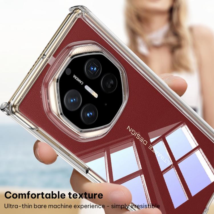 For Huawei Mate XT / XTs Ultimate GKK Magnetic Absorption Clear Full Cover TPU Phone Case
