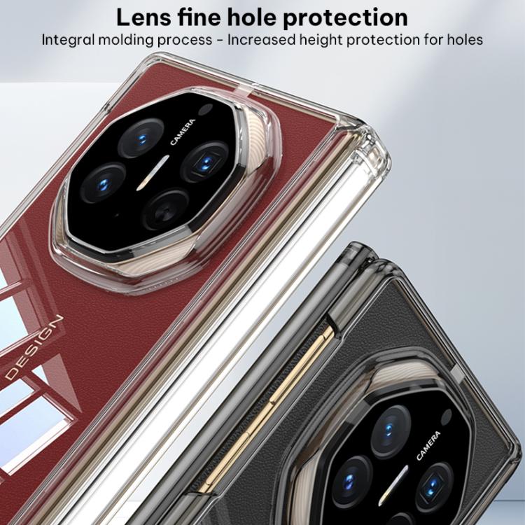 For Huawei Mate XT / XTs Ultimate GKK Magnetic Absorption Clear Full Cover TPU Phone Case