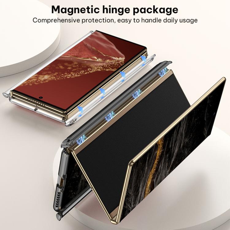 For Huawei Mate XT / XTs Ultimate GKK Magnetic Absorption Clear Full Cover TPU Phone Case