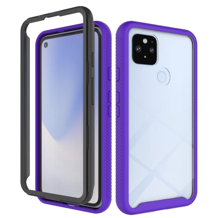 For Google Pixel 4a 5G Starry Sky Solid Color Series Shockproof PC + TPU Protective Case