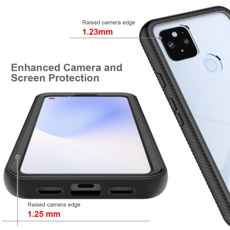 For Google Pixel 4a 5G Starry Sky Solid Color Series Shockproof PC + TPU Protective Case