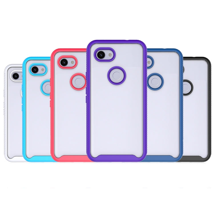 For Google Pixel 3a Starry Sky Solid Color Series Shockproof PC + TPU Protective Case