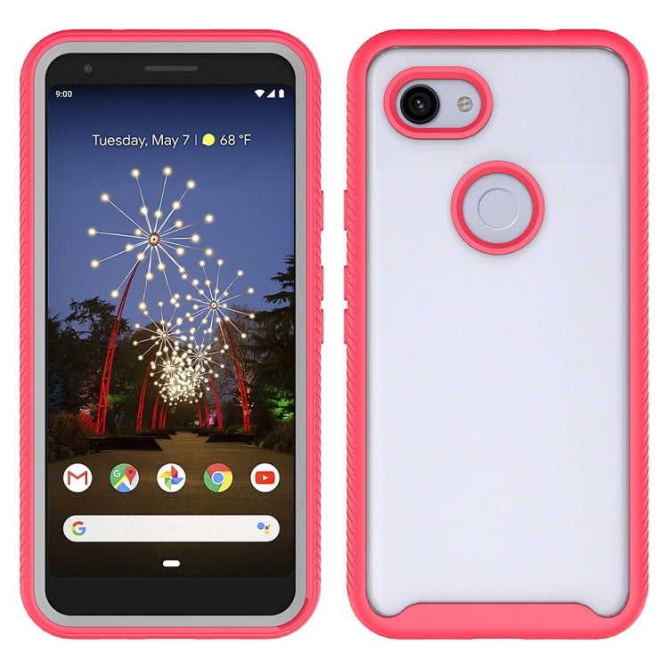For Google Pixel 3a XL Starry Sky Solid Color Series Shockproof PC + TPU Protective Case