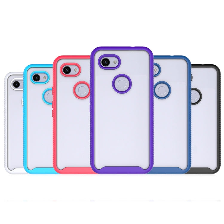 For Google Pixel 3a XL Starry Sky Solid Color Series Shockproof PC + TPU Protective Case