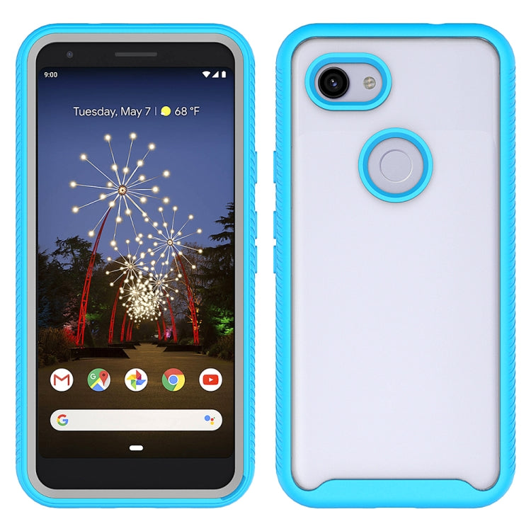 For Google Pixel 3a XL Starry Sky Solid Color Series Shockproof PC + TPU Protective Case