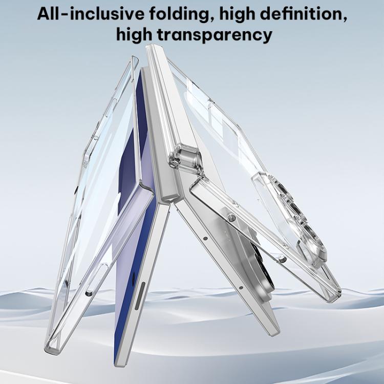 For Samsung Galaxy Z Fold7 5G GKK MagSafe Magnetic Folding Transparent Phone Case