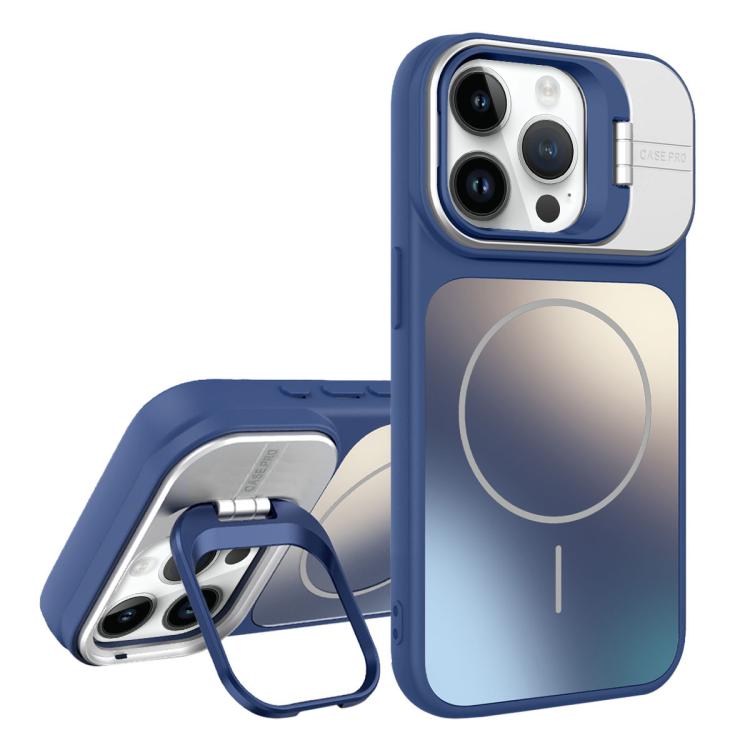 For iPhone 13 Pro AG Frosted Lens Holder MagSafe Phone Case