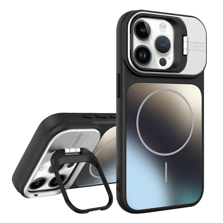 For iPhone 13 Pro AG Frosted Lens Holder MagSafe Phone Case