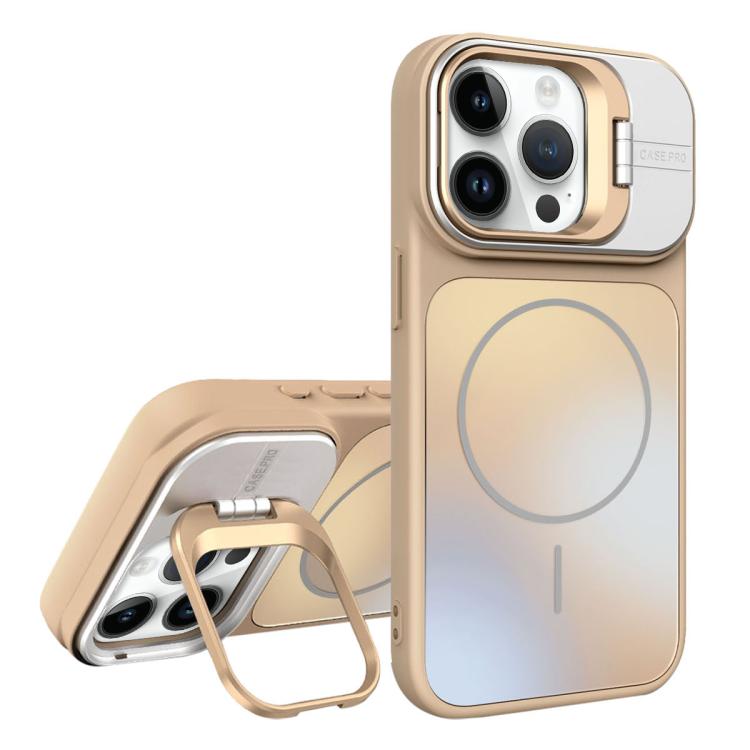 For iPhone 13 Pro Max AG Frosted Lens Holder MagSafe Phone Case