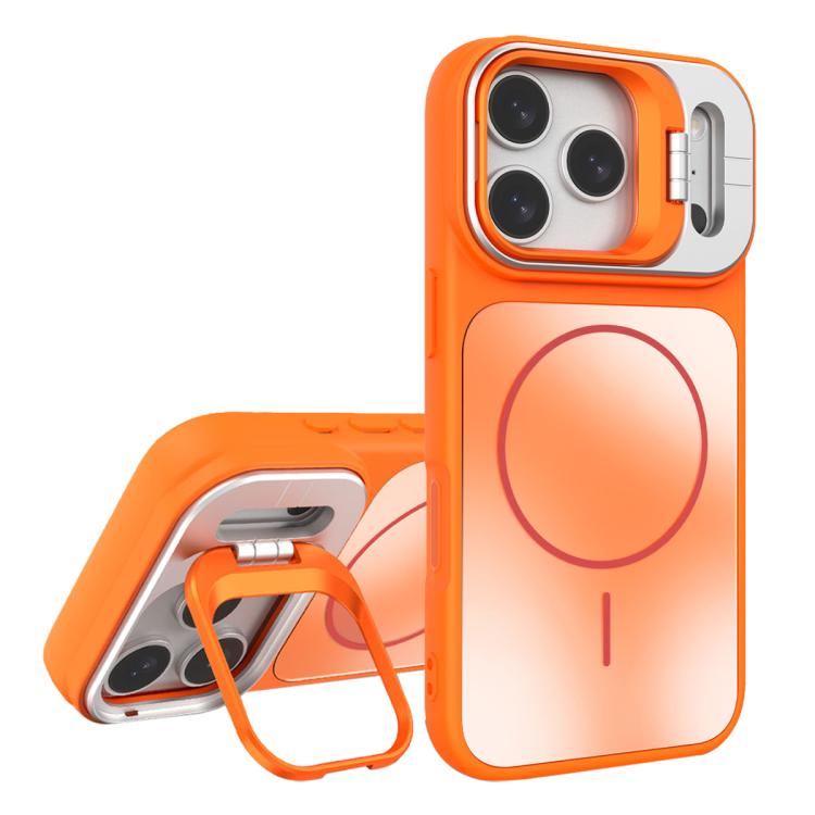 For iPhone 17 Pro AG Frosted Lens Holder MagSafe Phone Case