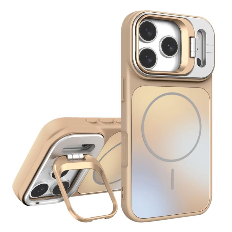 For iPhone 17 Pro Max AG Frosted Lens Holder MagSafe Phone Case
