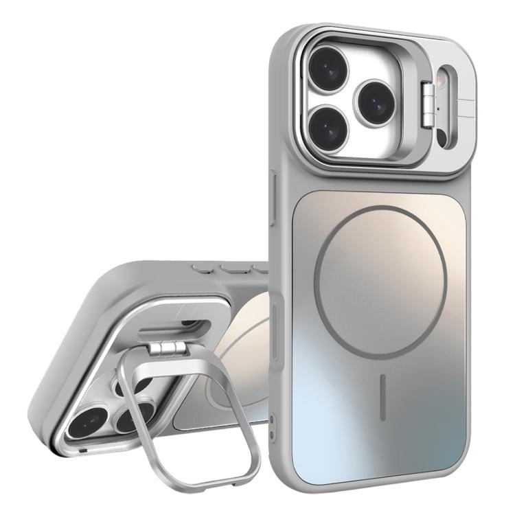 For iPhone 17 Pro Max AG Frosted Lens Holder MagSafe Phone Case