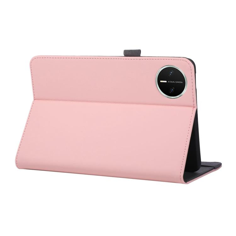 For Huawei MatePad Mini 2025 Macaron Color Hand Grip Leather Tablet Case with Holder