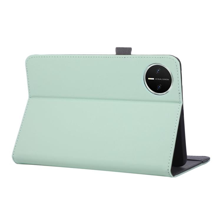 For Huawei MatePad Mini 2025 Macaron Color Hand Grip Leather Tablet Case with Holder