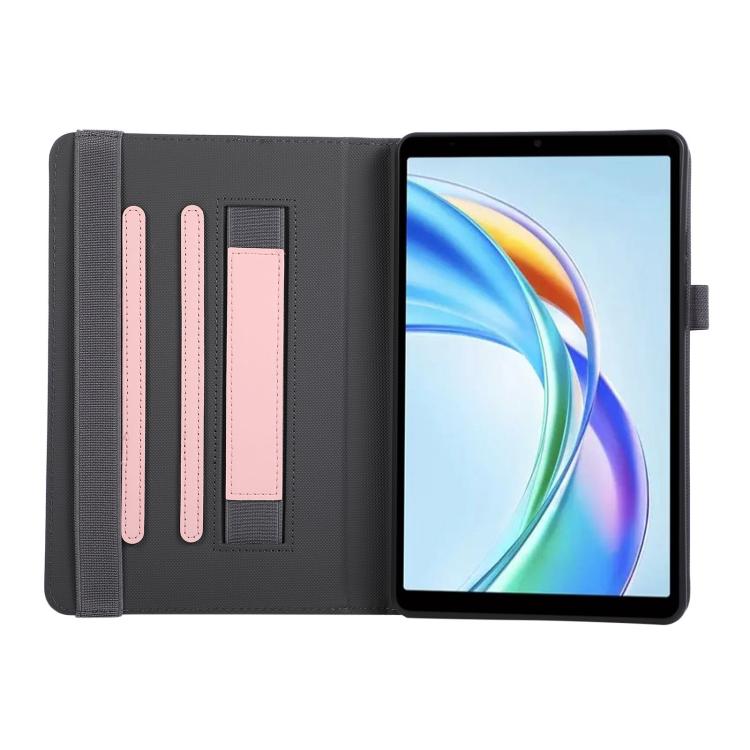 For Honor Pad X7 Macaron Color Hand Grip Leather Tablet Case with Holder