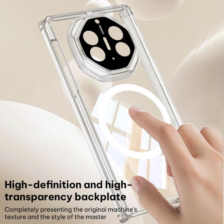 For Huawei Mate XT / XTs Ultimate GKK MagSafe Magnetic Absorption Clear Full Cover TPU Phone Case