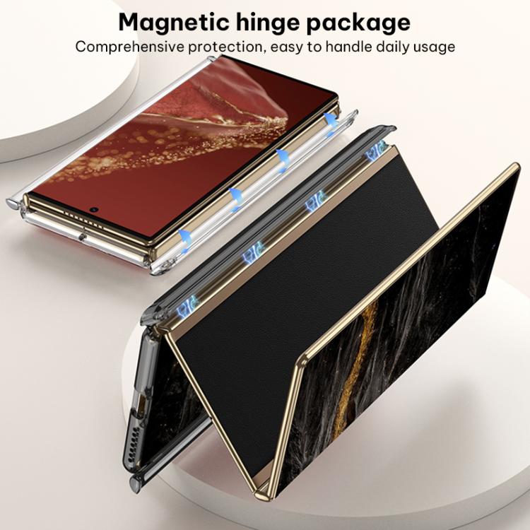 For Huawei Mate XT / XTs Ultimate GKK MagSafe Magnetic Absorption Clear Full Cover TPU Phone Case