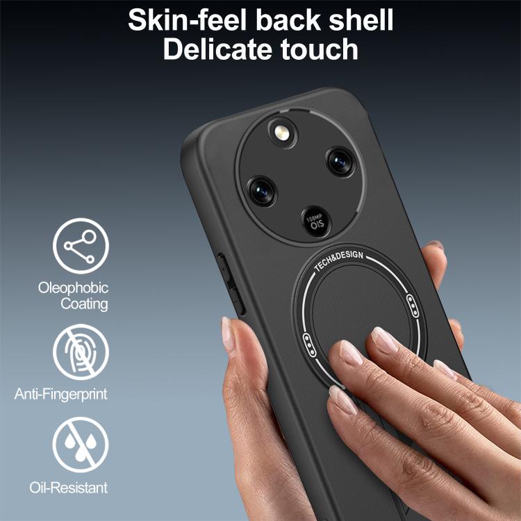 For Honor X9d 5G / X70 5G Skin Feel MagSafe Phone Case with Holder