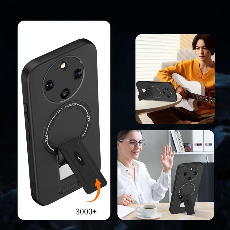 For Honor X9d 5G / X70 5G Skin Feel MagSafe Phone Case with Holder