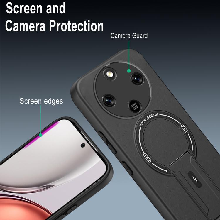 For Honor X9d 5G / X70 5G Skin Feel MagSafe Phone Case with Holder