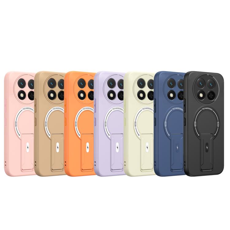 For Honor X9c 5G Global / Magic7 Lite Skin Feel MagSafe Phone Case with Holder