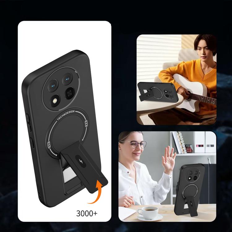 For Honor X9c 5G Global / Magic7 Lite Skin Feel MagSafe Phone Case with Holder