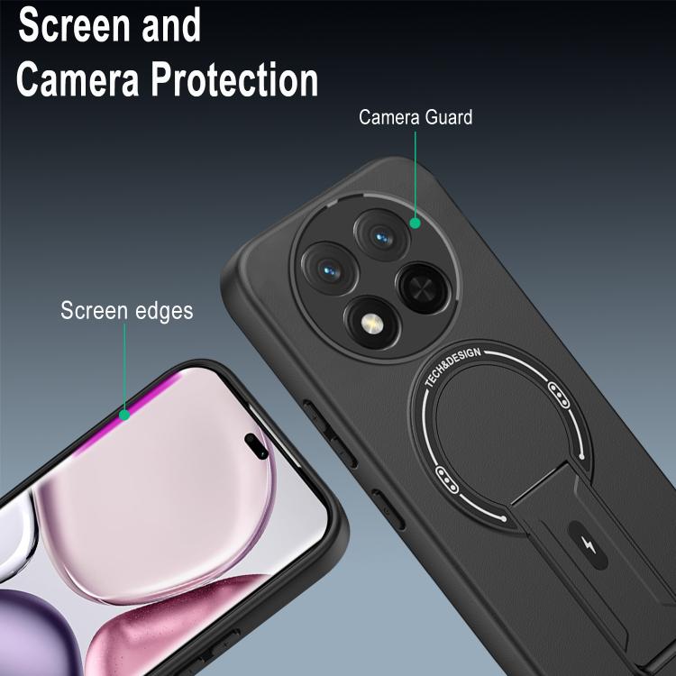 For Honor X9c 5G Global / Magic7 Lite Skin Feel MagSafe Phone Case with Holder