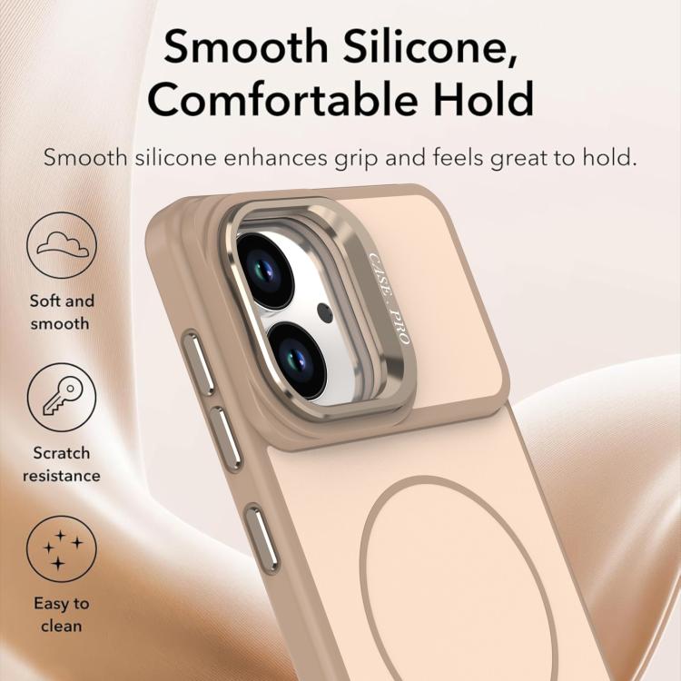 For Samsung Galaxy S26 Edge 5G Bright Color Contrast Skin-feel Camera Bracket Magsafe Phone Case