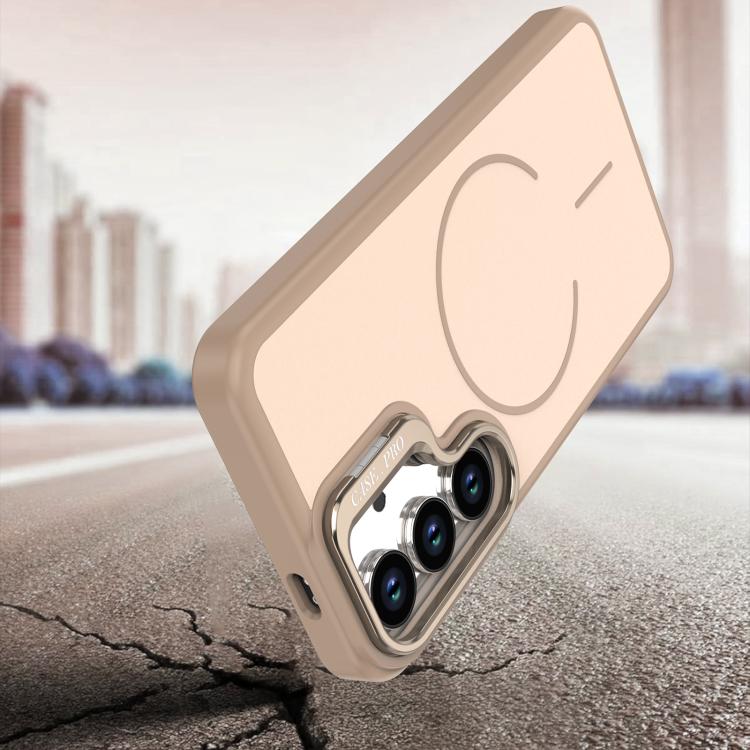 For Samsung Galaxy S26 5G Bright Color Contrast Skin-feel Camera Bracket Magsafe Phone Case