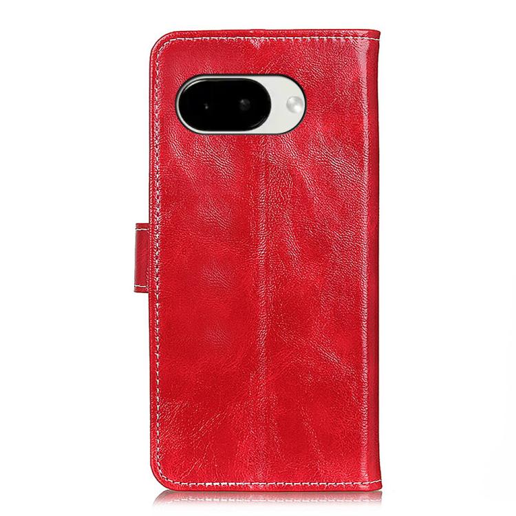 For Google Pixel 10a Retro Crazy Horse Texture Flip Leather Phone Case