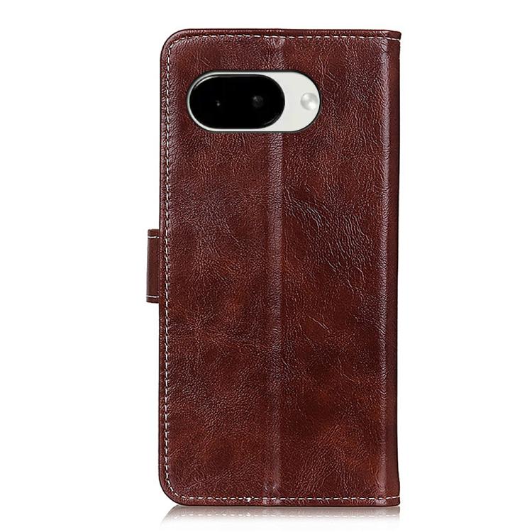 For Google Pixel 10a Retro Crazy Horse Texture Flip Leather Phone Case