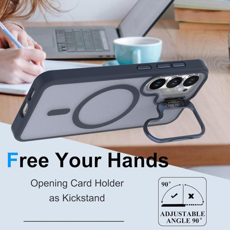 For Samsung Galaxy S26 Ultra 5G Bright Color Frosted Skin-feel Camera Bracket Magsafe Phone Case