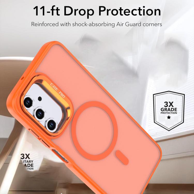 For Samsung Galaxy A05s 4G Bright Color Frosted Skin-feel Camera Bracket Magsafe Phone Case