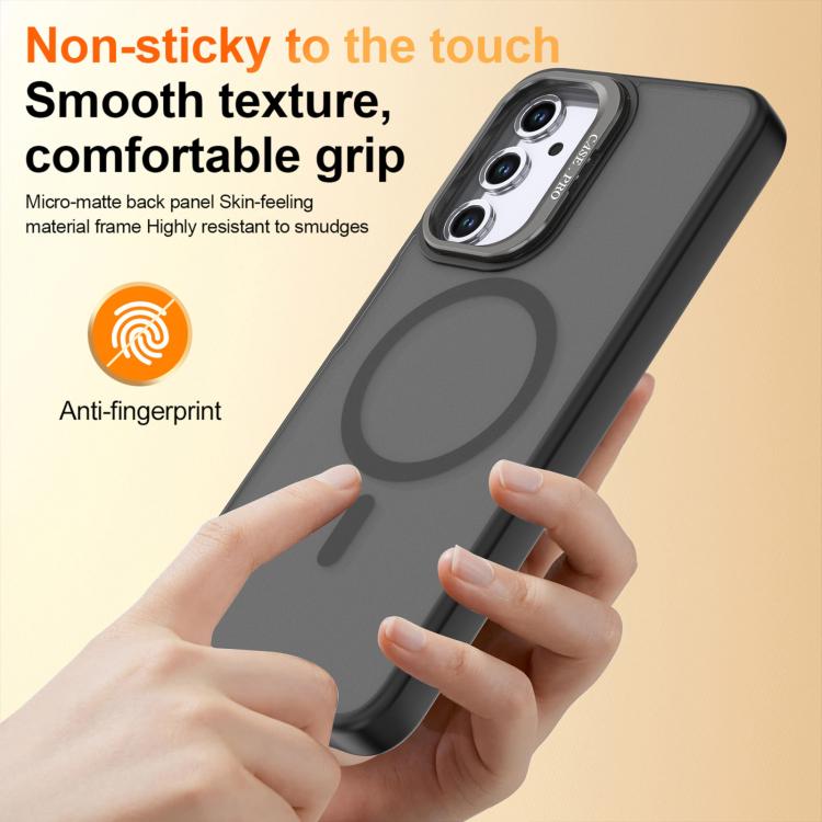 For Samsung Galaxy A05s 4G Bright Color Frosted Skin-feel Camera Bracket Magsafe Phone Case