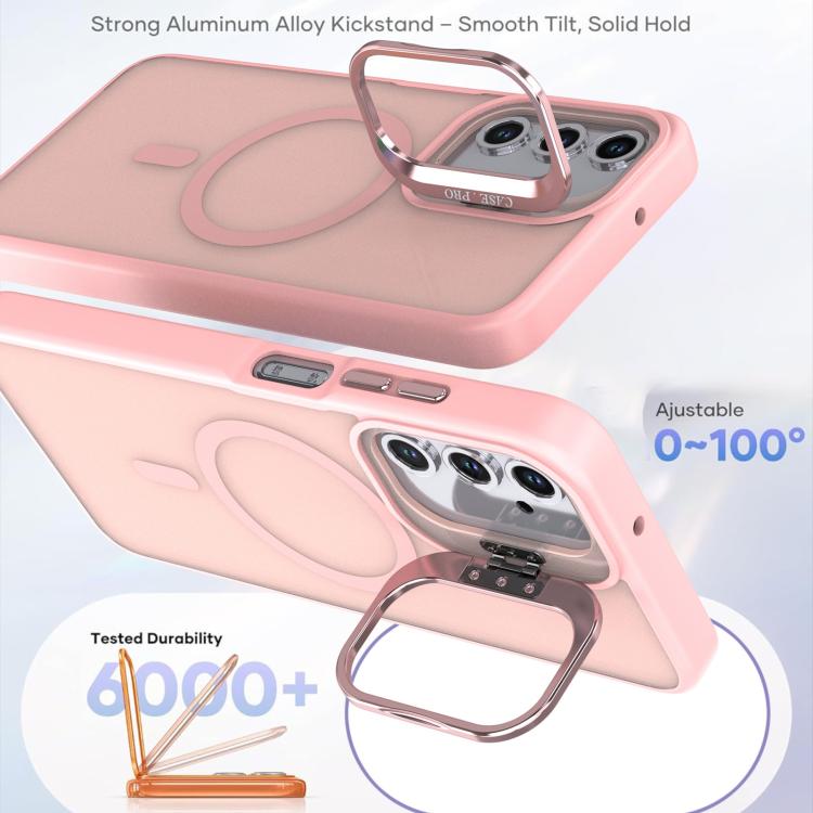 For Samsung Galaxy A05s 4G Bright Color Frosted Skin-feel Camera Bracket Magsafe Phone Case