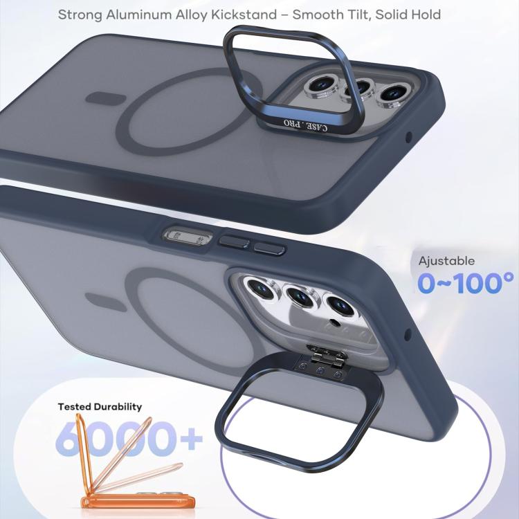 For Samsung Galaxy A05s 4G Bright Color Frosted Skin-feel Camera Bracket Magsafe Phone Case