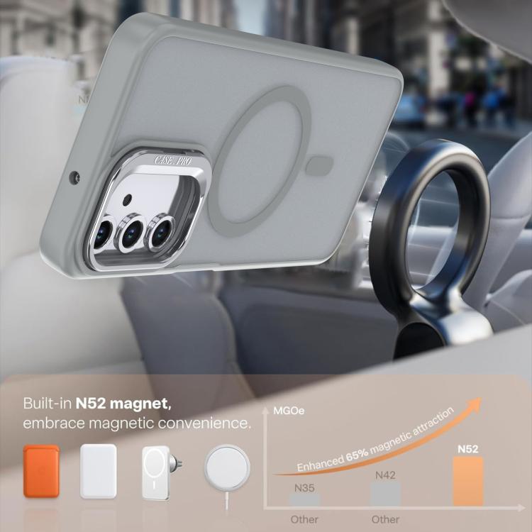 For Samsung Galaxy A05s 4G Bright Color Frosted Skin-feel Camera Bracket Magsafe Phone Case