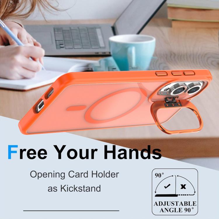 For Samsung Galaxy S25 Edge 5G Bright Color Frosted Skin-feel Camera Bracket Magsafe Phone Case