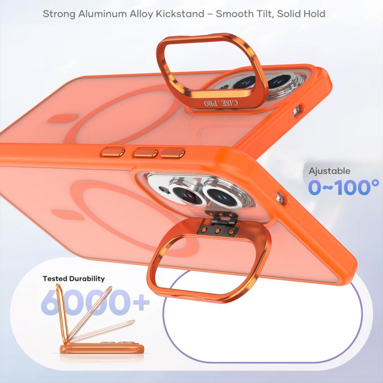 For Samsung Galaxy S25 Edge 5G Bright Color Frosted Skin-feel Camera Bracket Magsafe Phone Case