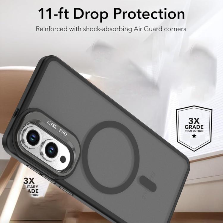 For Samsung Galaxy S25 Edge 5G Bright Color Frosted Skin-feel Camera Bracket Magsafe Phone Case