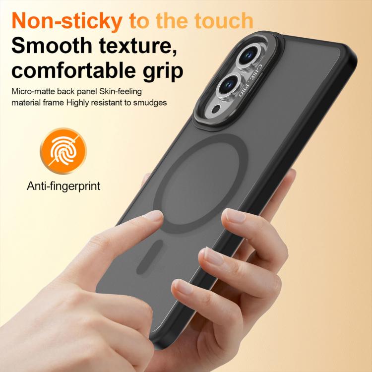 For Samsung Galaxy S25 Edge 5G Bright Color Frosted Skin-feel Camera Bracket Magsafe Phone Case