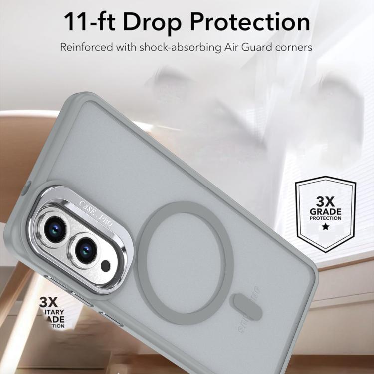 For Samsung Galaxy S25 Edge 5G Bright Color Frosted Skin-feel Camera Bracket Magsafe Phone Case