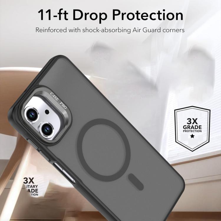 For Samsung Galaxy A06 4G / 5G Bright Color Frosted Skin-feel Camera Bracket Magsafe Phone Case