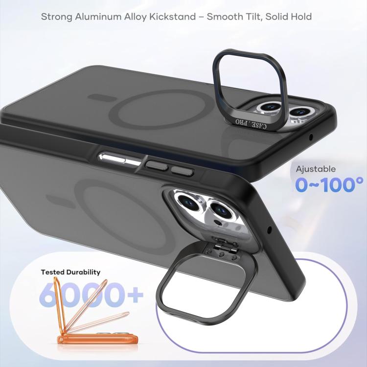 For Samsung Galaxy A06 4G / 5G Bright Color Frosted Skin-feel Camera Bracket Magsafe Phone Case