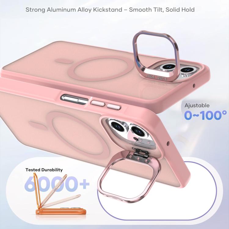 For Samsung Galaxy A06 4G / 5G Bright Color Frosted Skin-feel Camera Bracket Magsafe Phone Case