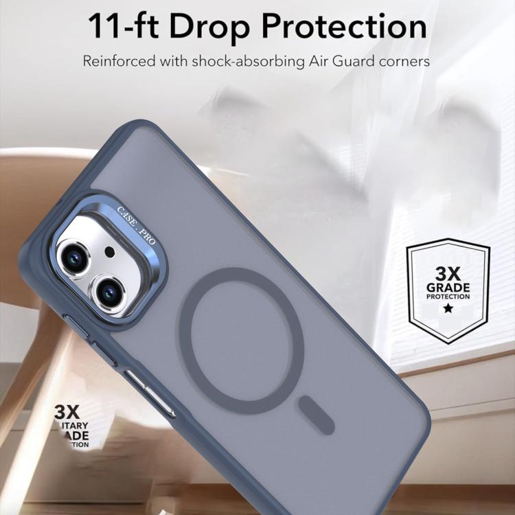 For Samsung Galaxy A06 4G / 5G Bright Color Frosted Skin-feel Camera Bracket Magsafe Phone Case